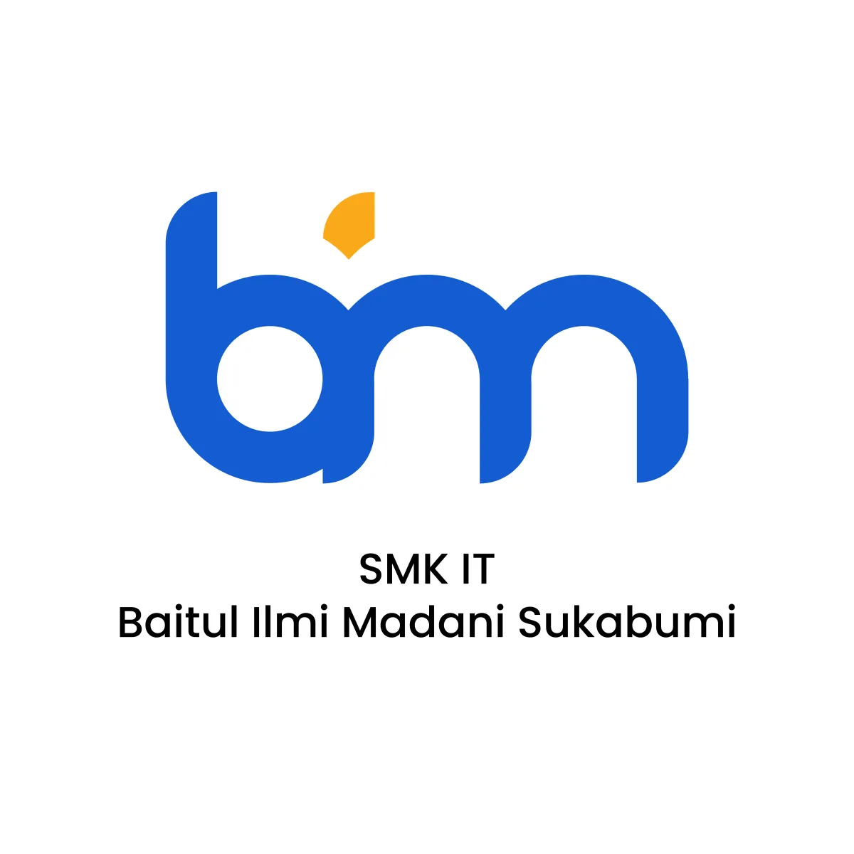 Logo SMK IT Baitul Imi Madani Sukabumi - Desain Grafis PahamWeb