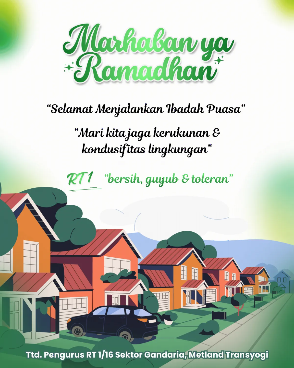 Poster Ucapan Marhaban Ya Ramadhan - Desain Grafis PahamWeb